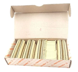 Lot of 100 Weidmuller 0268860000 Feed Through Terminal Block 300V, 20A, 22-12AWG - Picture 1 of 4