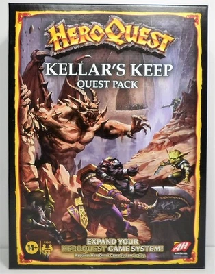 HASBRO AVALON HILL HEROQUEST KELLAR'S KEEP QUEST PACK EXPANSION MISP SEALED - Image 1 of 4