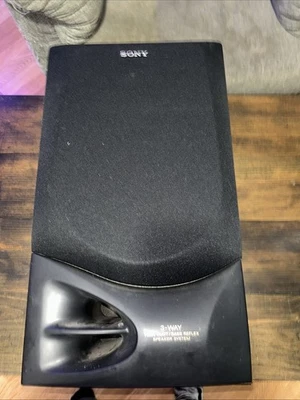 Sony Vintage Stereo Speaker Bookcase 3 Way SS-D 560 - Image 1 of 4