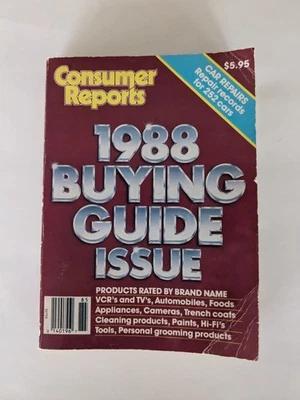 Vintage Consumer Reports 1988 Annual Buying Guide Issue - Image 1 of 4