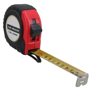 7.5 metre x 25mm Tape Measure Measuring Tape Rubber Coated mm Imperial TE554 - Picture 1 of 6