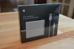Adapter Apple Mini DisplayPort do Dual-Link DVI MB571Z/A - Zdjęcie 1 z 9