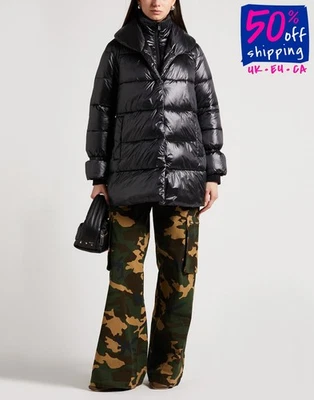 UVP 366€ SAVE THE DUCK Steppjacke Gr. 5 XXL schwarz gesteppt wattiert ultraleicht - Bild 1 von 4