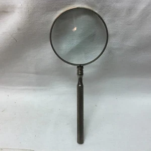 Kleine Vintage Lupe, silberfarben Bücherregal Dekor, Bürodeko Japan - Bild 1 von 9