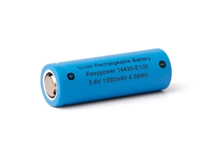 14430 con celda de iones de litio de 1300mAh* 3,6V - 3,7V (sin electrónica de protección) - Imagen 1 de 4