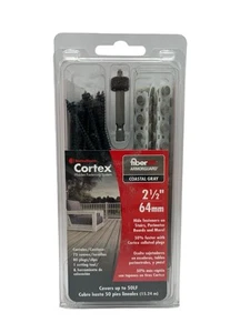 Cortex Hidden Fastening System Screws and Plugs Coastal Gray 2-1/2" - Picture 1 of 3