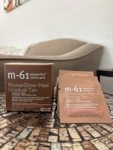 M-61 PowerGlow Peeling Bronceado Gradual 30 Tratamientos Nuevo en Caja - Imagen 1 de 5