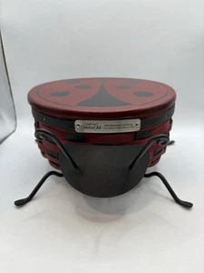 Longaberger Large Ladybug Basket W/ Legs - Picture 1 of 5