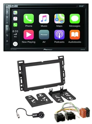 Pioneer DVD 2DIN MP3 DAB Bluetooth USB Autoradio für Chevrolet Opel GT 07-09 - Bild 1 von 4