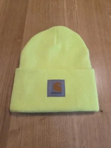 Carhartt Knit Cuffed Beanie A18 Erwachsene Schneemütze Mütze - Einheitsgröße - Neon - Bild 1 von 2