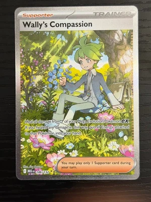 Pokemon WALLY'S COMPASSION 186/132 - Mega Evolution - SPECIAL ILLUSTRATION RARE - Image 1 of 2