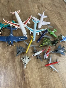 Toy Airplane/ Jet/ Helicopter Bundle - Lego, Plastic, Squishy and Die cast Mix - Picture 1 of 11