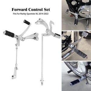Forward Controls Complete Pegs Levers Linkage Set Fit For Harley Sportster 14-22 - Picture 1 of 12