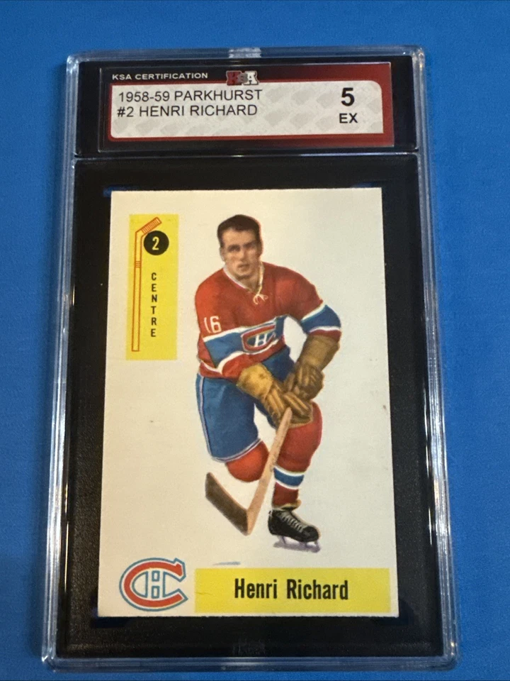 Parkhurst #2 1958 Henri Richard Hof KSA 5 Foto 1 de 4