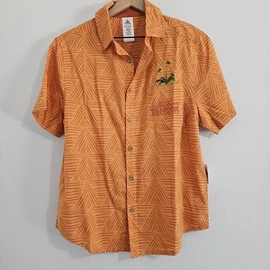 New With Tags Disney Parks Enchanted Tiki Room Button Down Unisex Size Small - Picture 1 of 8