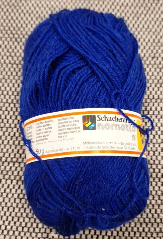 Dunkelblau Wolle 50g Schachenmayr nomotta Regia 4 - Bild 1 von 1