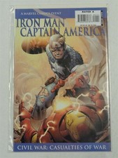 CIVIL WAR CASUALTIES OF WAR IRON MAN CAPTAIN AMERICA #1 FEBRUARY 2007 NM (9.4)