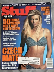 Stuff Mag/2000 Daniela Pestova (cover), Back Issue w/Mail Label - Picture 1 of 1
