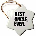 3dRose Best Uncle Ever - Family gifts for relatives and honorary uncles and grea