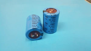 Condensatore, Elettrolitico, 3300UF, 100V, Snap, SPRAGUE, 80D332P100ME5D, 2 Pezzi - Foto 1 di 3