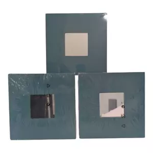 Ikea Malma 602.328.32 Teal Blue Framed Wall Mirror 10" x 10" Lot of 3 New Sealed - Picture 1 of 2