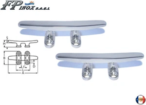 Taquet "Silhouette" Longueur 125mm ( Lot de 2 ) inox 316 - A4 - Imagen 1 de 4