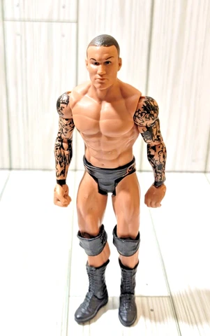 WWE Action Figure Randy Orton 2010 Wrestler 7" Black Boots AS-IS Cover