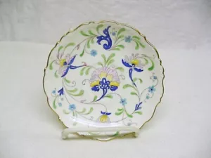 Coalport FANFARE JAPAN Odd Saucer 5-1/2" glossy blue - Bild 1 von 3