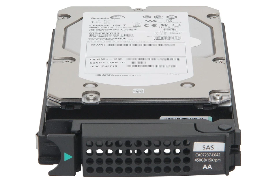 Fujitsu 450GB 15K SAS HDD Hard Drive Eternus DX60 S2, DX80 / FSC CA07237-E042 - Bild 1 von 1