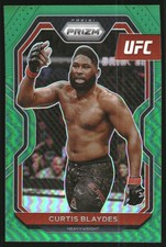 2021 Panini Prizm UFC Prizms Green #50 Curtis Blaydes