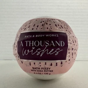 Bomba da bagno A Thousand Wishes Bath & Body funziona 4,6 once NUOVO burro di karitè frizzante relax - Foto 1 di 3