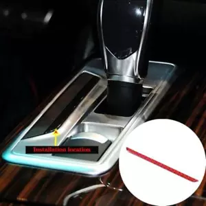 Ganganzeige Rot Carbon Fiber Dekor Passend für Maserati Ghibli III M157 2014-16 - Bild 1 von 9