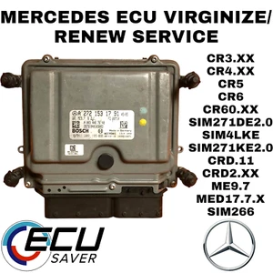 MERCEDES ECU RENEW VIRGINIZE SERVICE / CR3 CR4 CR5 CR6 CR60 CRD SIM ME9.7 ETC! - Picture 1 of 13