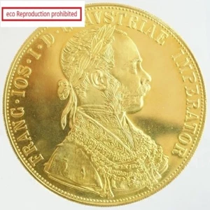 Austria Franz Joseph I 4 Ducats (reminted) 1915 - Picture 1 of 2
