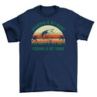 Grandpa Fishing Game Men's T-Shirt Funny Comedy Novelty Tee Shirt Top Dad Gift