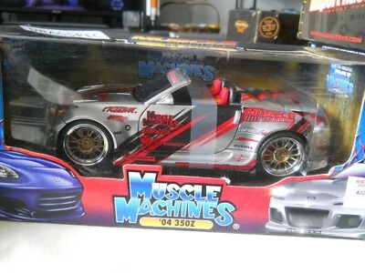 Muscle Machines 2004 04 Nissan 350Z Muscle Tuners 1:18 Diecast  Foto 1 de 3