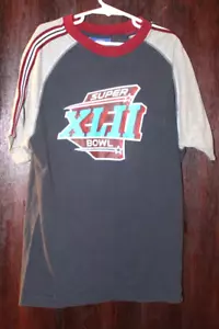 Vintage Super Bowl XLII NY Giants NE Patriots T Shirt Youth Medium 10/12 - Picture 1 of 1