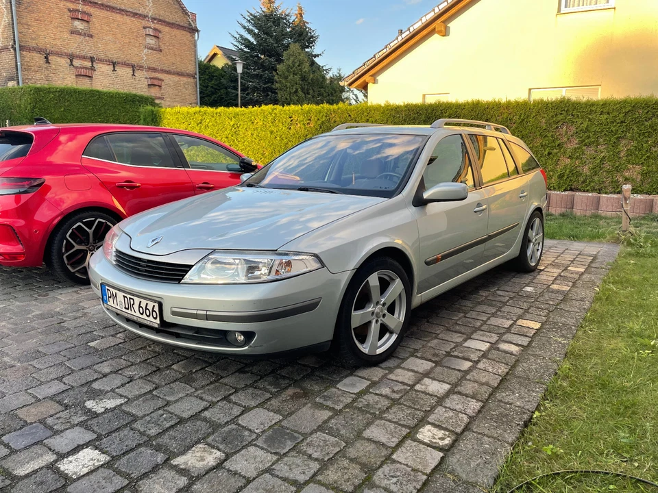 Renault Laguna 2 Bj, 2003 erste Hand gepflegt 150T/Km.  Eibach 50/30 - Bild 1 von 4