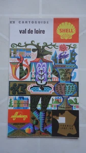 CARTE SHELL CARTOGUIDE N°6 VAL DE LOIRE ALAIN CORNIC 1967 1968 - Picture 1 of 1