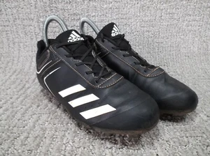 Adidas Youth Size 4 Black/White Football Cleats - Picture 1 of 11