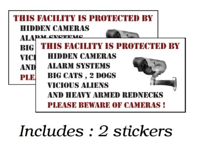 Funny video surveillance sticker ,Tiger King Sticker - Carole Baskin sticker - Image 1 of 4