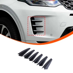 Front Bumper Side Air Vent Strip Trim For LR Discovery Sport 2024+ Gloss Black - Picture 1 of 13