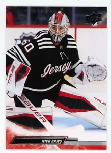 2022-23 Upper Deck #108 Nico Daws - New Jersey Devils BASE HOCKEY CARD QTY - Bild 1 von 1