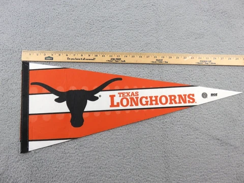 Texas Longhorns NCAA Pennant Felt Wincraft USA College  12"x30" Cover