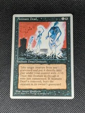 1x MTG 4th Edition ** Animate Dead ** English (NM/SP)