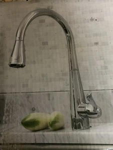 Sanibel single-handle, pull down kitchen faucet,  chrome  model # 284452  - Picture 1 of 2