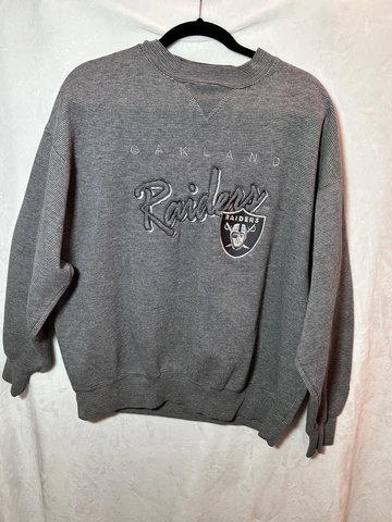 Vintage Raiders Sweater Large Lee Sports Cover
