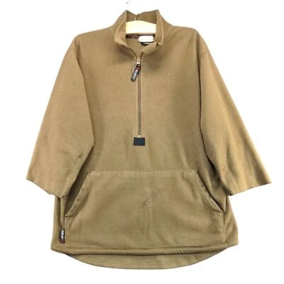 Sudadera polar Polartec By Peckham USMC Marines para hombre 1/4 cremallera L bronceada cuello falso Foto 1 de 4