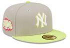 Men's New Era Gray/Green New York Yankees 45th Anniversary Cyber 59FIFTY Fitted