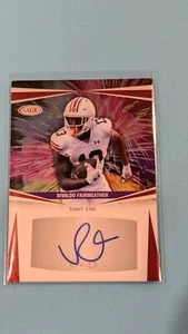 Rivaldo Fairweather 2024 Sage Red Autograph # A-RF2 auto Auburn - Picture 1 of 2